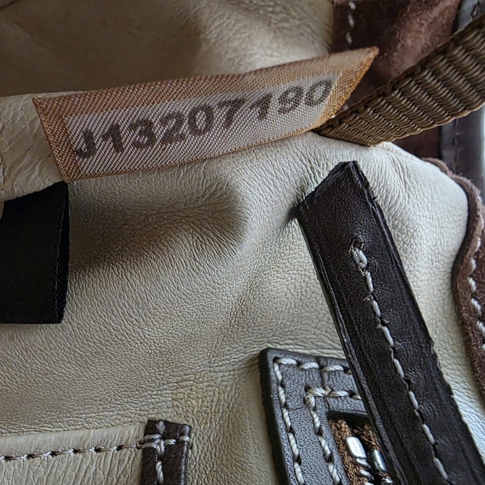 Dooney & Bourke Florentine Toscana Saddle Bag - Espresso- EUC - Picture 12 of 14